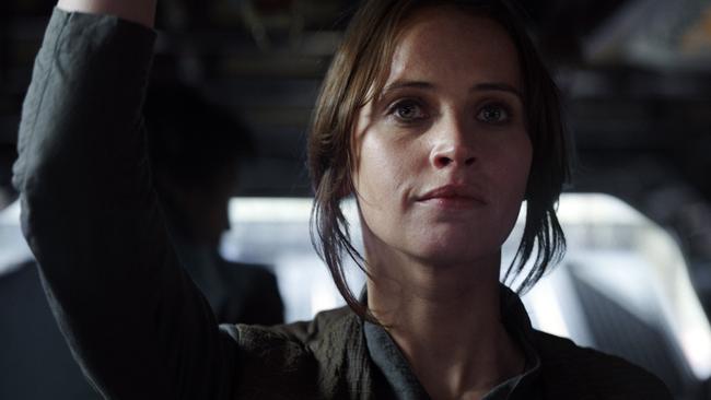 Felicity Jones is Jyn Erso, the star of Rogue One.