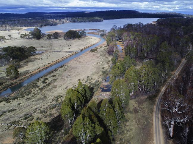 Bushfire damage at Waddamana. Picture: CHRIS KIDD