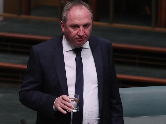 Barnaby Joyce has shared some harsh words for Malcolm Turnbull. Picture: Gary Ramage