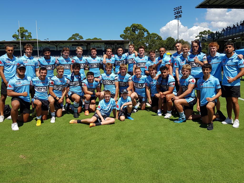 Cronulla Sharks Harold Matthews Cup team. Picture: Steve Montgomery/Ourfootyteam.com