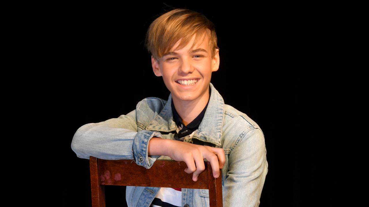 Jonas de Hoog, 13, plays the leading role in the Townsville Choral Society's production of Billy Elliott. Picture: Evan Morgan