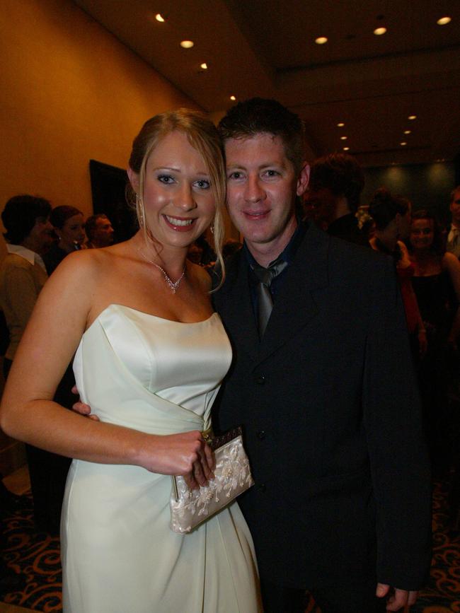 JULY 31, 2004: Emmanuel College Formal at the Gold Coast International. Cathrine Gilbert and Adam Frankham. PicAlex/Carter - education socials