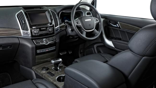 Packed with features: the Haval’s cabin looks blingy and luxurious.