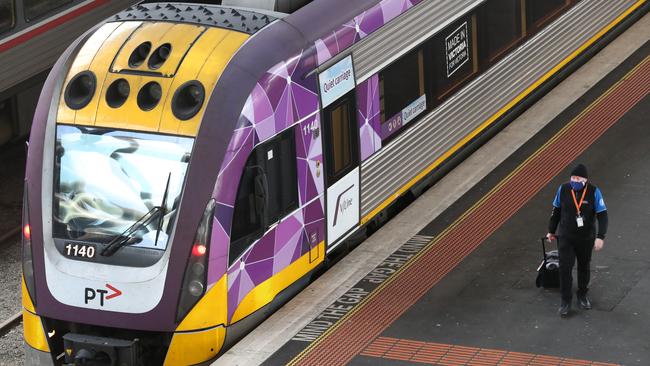 Claims of improper behaviour over the awarding of contracts have been made against V/line and Victoria’s public transport network. Picture: David Crosling