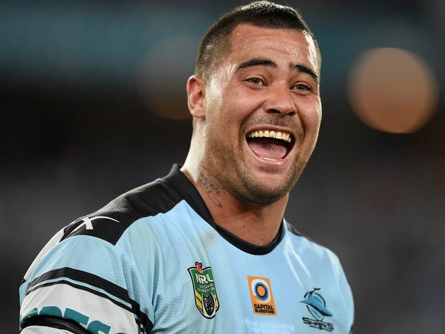 Andrew Fifita was a grand final hero for the Sharks.