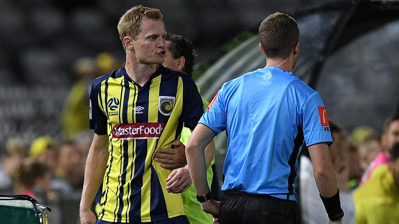 Matt Simon could be in strife after his tirade at the referee.