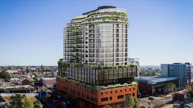 Artist's impression of the Dennys Lascelles tower