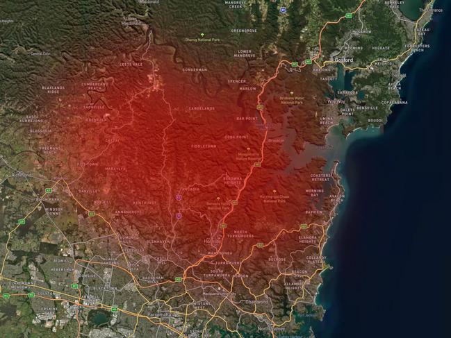 Sydney's north could be lit up in fire with very few blazes recorded in the Ku-ring-gai Chase National Park and Berowra Valley National Park since 1994.