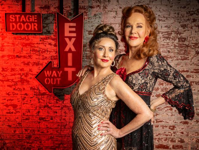 Marina Prior and Rhonda Burchmore for Victorian Opera’s Follies. Picture: Tony Gough