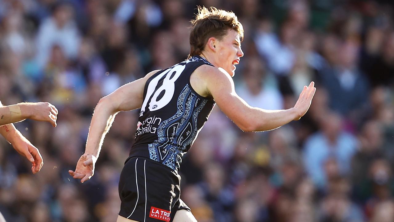 Could young Blues star Sam Walsh be the club’s next captain? (Photo: Mark Kolbe/Getty Images)