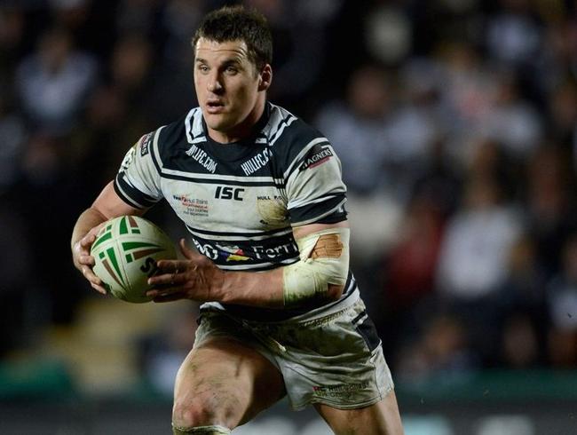 Brett Seymour of Hull FC in action during the Stobart Super League match between Hull FC and Bradford Bulls at KC Stadium on March 30, 2012 in Hull, England. . Picture: Gareth Copley / Getty Images 