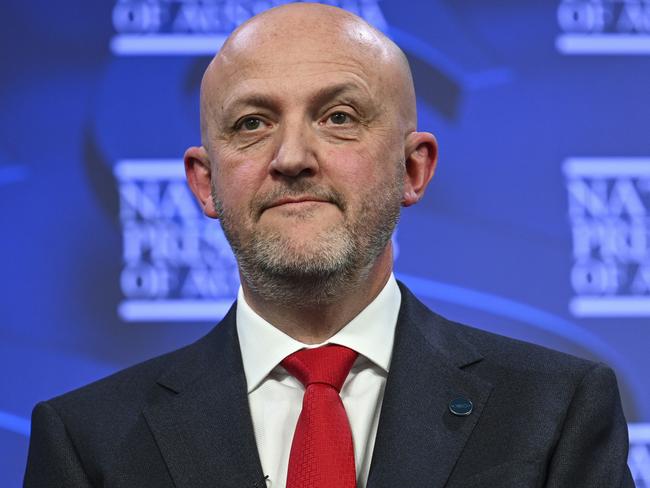 Mike Burgess admitted his intelligence agency is waving them through Palestinians from Gaza who say they support Hamas. Picture: Martin Ollman