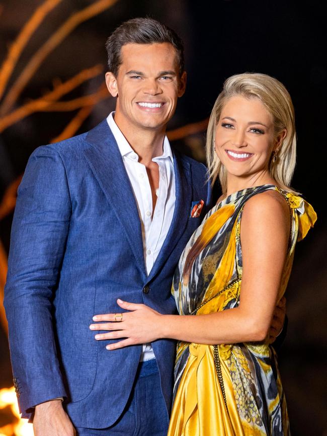 The Bachelor’s Jimmy Nicholson and Holly Kingston.