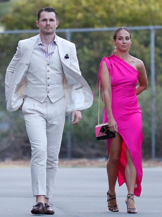 Patrick and Mardi Dangerfield. Picture: Getty Images