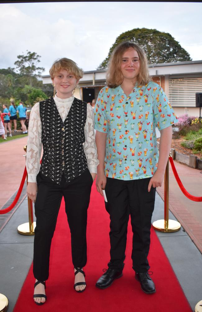 Students at Noosa District State High School formal