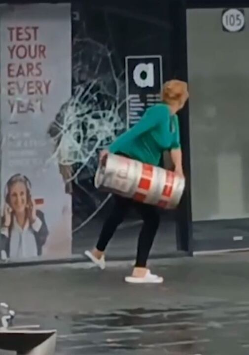 Anti social behaviour in the Nicholson St Mall, Footscray