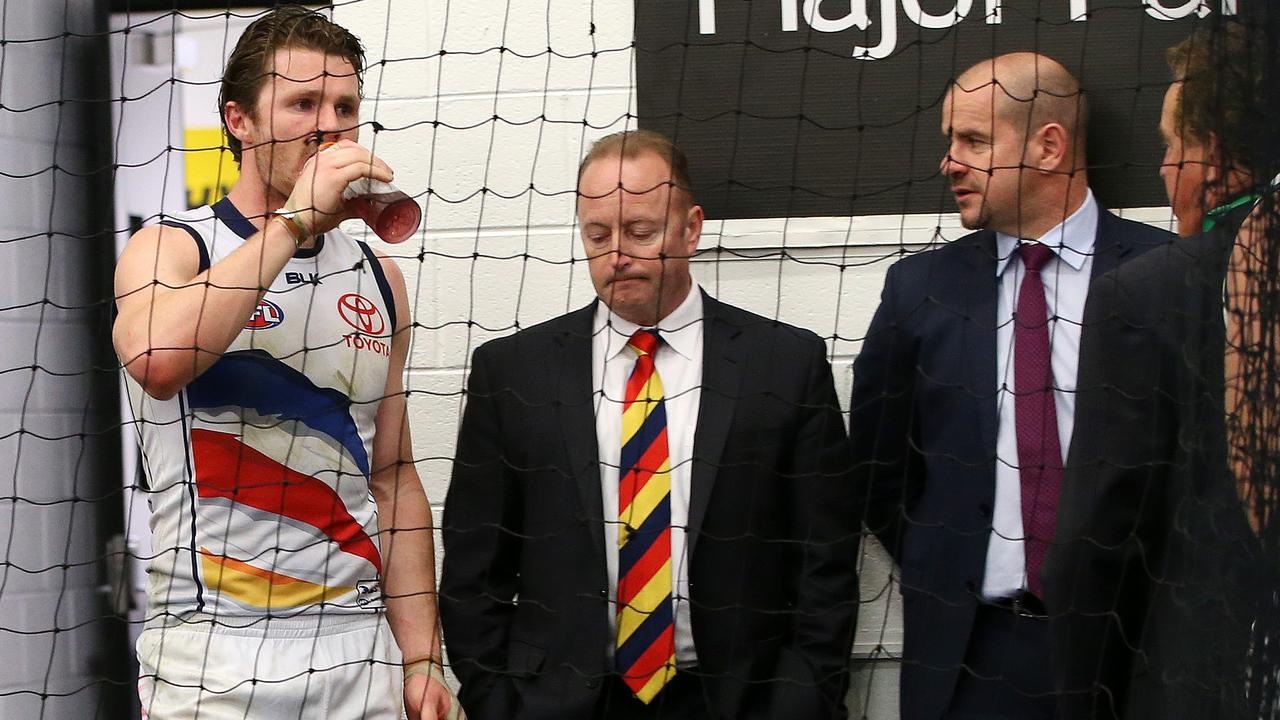 Mark Ricciuto has defended former Crows star Patrick Dangerfield as he faces a lengthy suspension (Photo Sarah Reed).