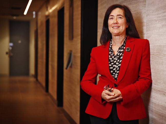 24/3/22 WEEKEND TELEGRAPH SPECIAL. MUST NOT USE BEFORE CLEARING WITH PIC EDITOR JEFF DARMANIN. New Chair of the ACCC Gina Cass-Gottlieb pictured at her offices in Sydney today. Picture: Sam Ruttyn