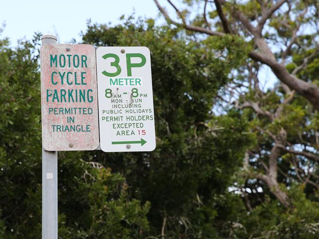 At Balmoral Beach, local ratepayers can park for free if they have a council permit. Picture: NewsWire/Gaye Gerard