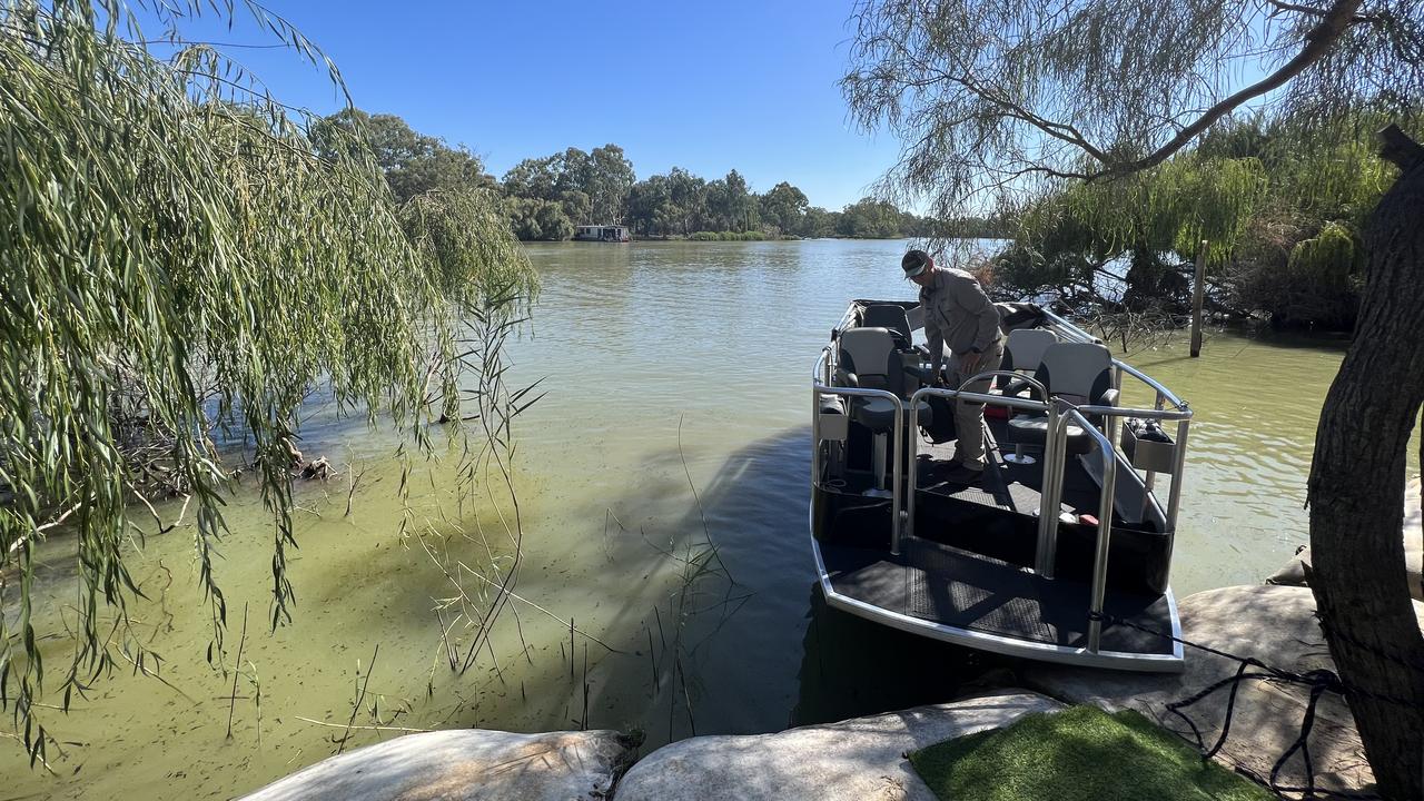 Rick specially designed this boat so guests could have a better view on their wetland and wildlife cruise. Picture: Chantelle Francis