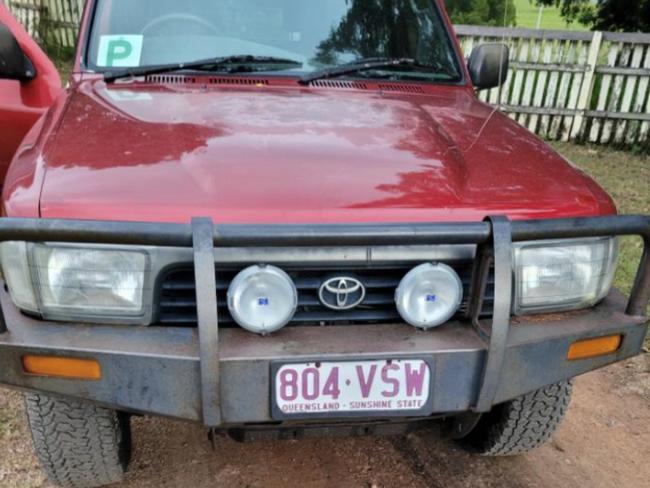 Officers from Imbil Station are seeking information regarding a red 1994 Toyata 4 Runner that was stolen on July 4.