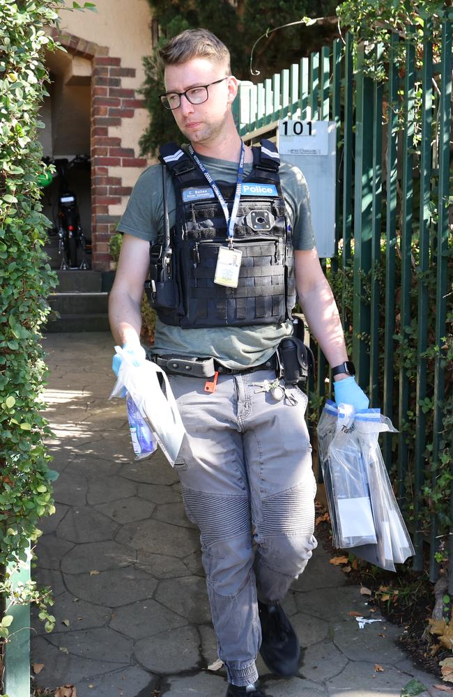 Detectives allegedly uncovered quantities of 1,4-Butanediol, meth and cannabis. Picture: David Crosling