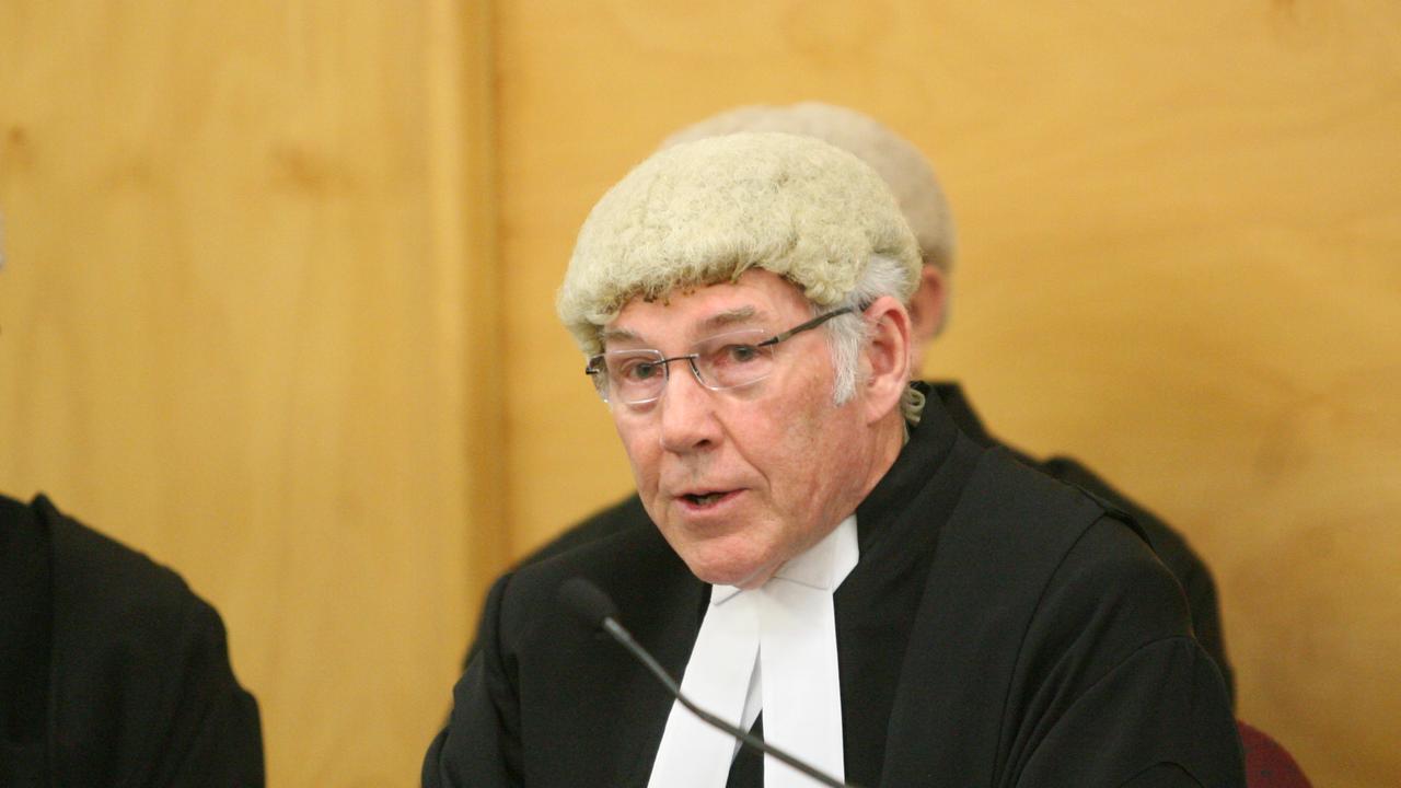 District Court Judge, Grant Britton, pictured delivering his retirement speech at the Rockhampton Court, has died after a short illness. Photo: Chris Ison / The Morning Bulletin