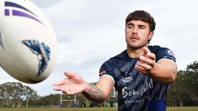 Caloundra State High School 2024 Langer Trophy captain Zac Garton. Picture: Patrick Woods.