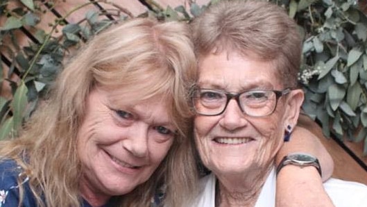 Sue Skeer with her mother Nan Walker. Picture: Supplied by the family