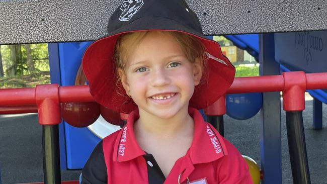 Skylee Beazley – Gympie West State School prep students on first day, Monday January 22, 2024.