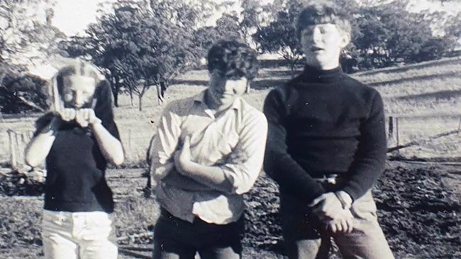 Mick Croaker (centre) with sister Wendy and brother David. Mick, from Scone, was 18 when he vanished 47 years ago.