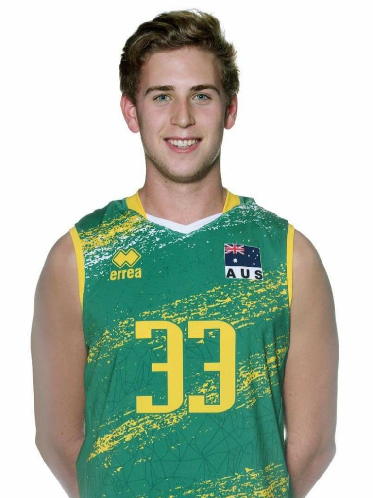 Proserpine's Sam Flowerday is training in Poland to represent Australia in the Volleyball Men's Nations League. Picture: Supplied.