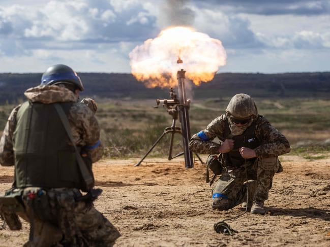 Russia’s ongoing campaign in Ukraine shows no signs of ending, with NATO now attempting to push through a $100 billion funding package. Picture: Wojtek Radwanski / AFP