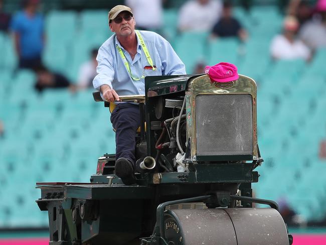 Former head groundsman Tom Parker was unlikely to be on Steve Smith’s cchristmas card list. Picture: Phil Hillyard