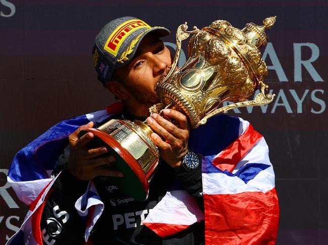 Lewis Hamilton took out the British Grand Prix. Picture: Mark Thompson/Getty Images