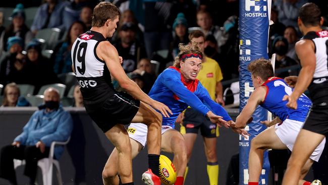 That was an absolute shocker. (Photo by James Elsby/AFL Photos via Getty Images)