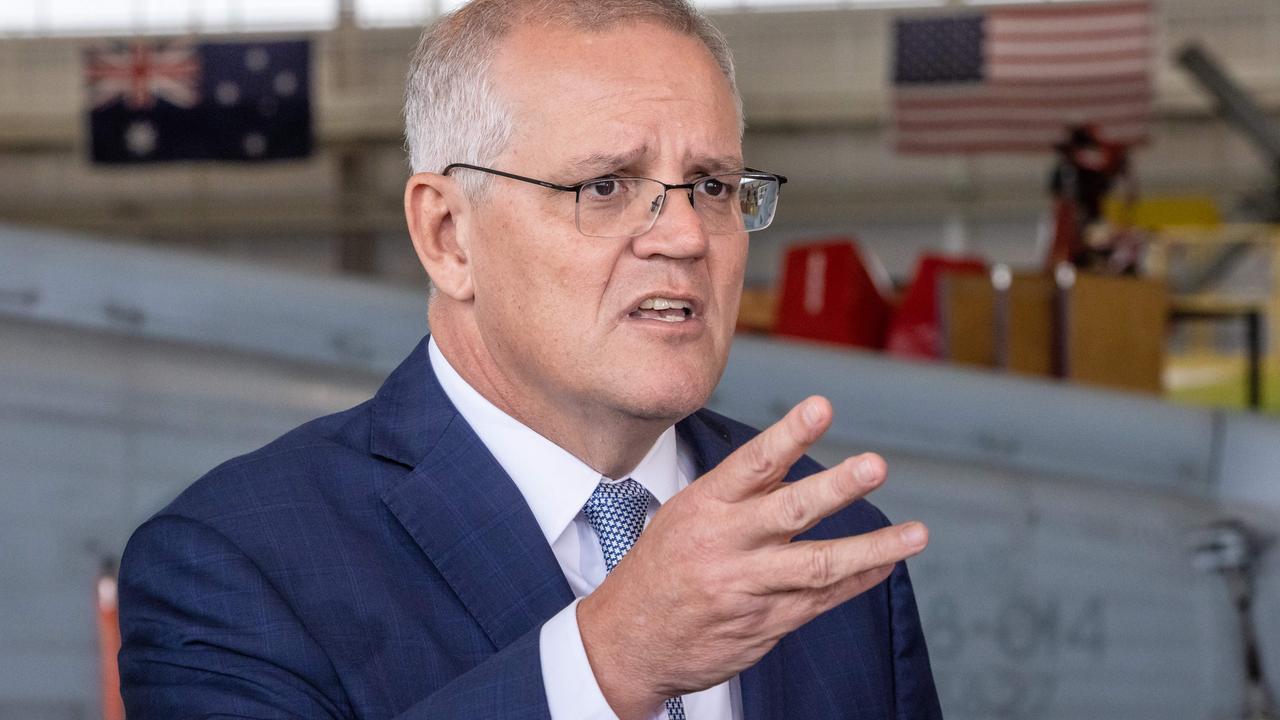 Prime Minister Scott Morrison clashed with reporters this week. Picture: Jason Edwards