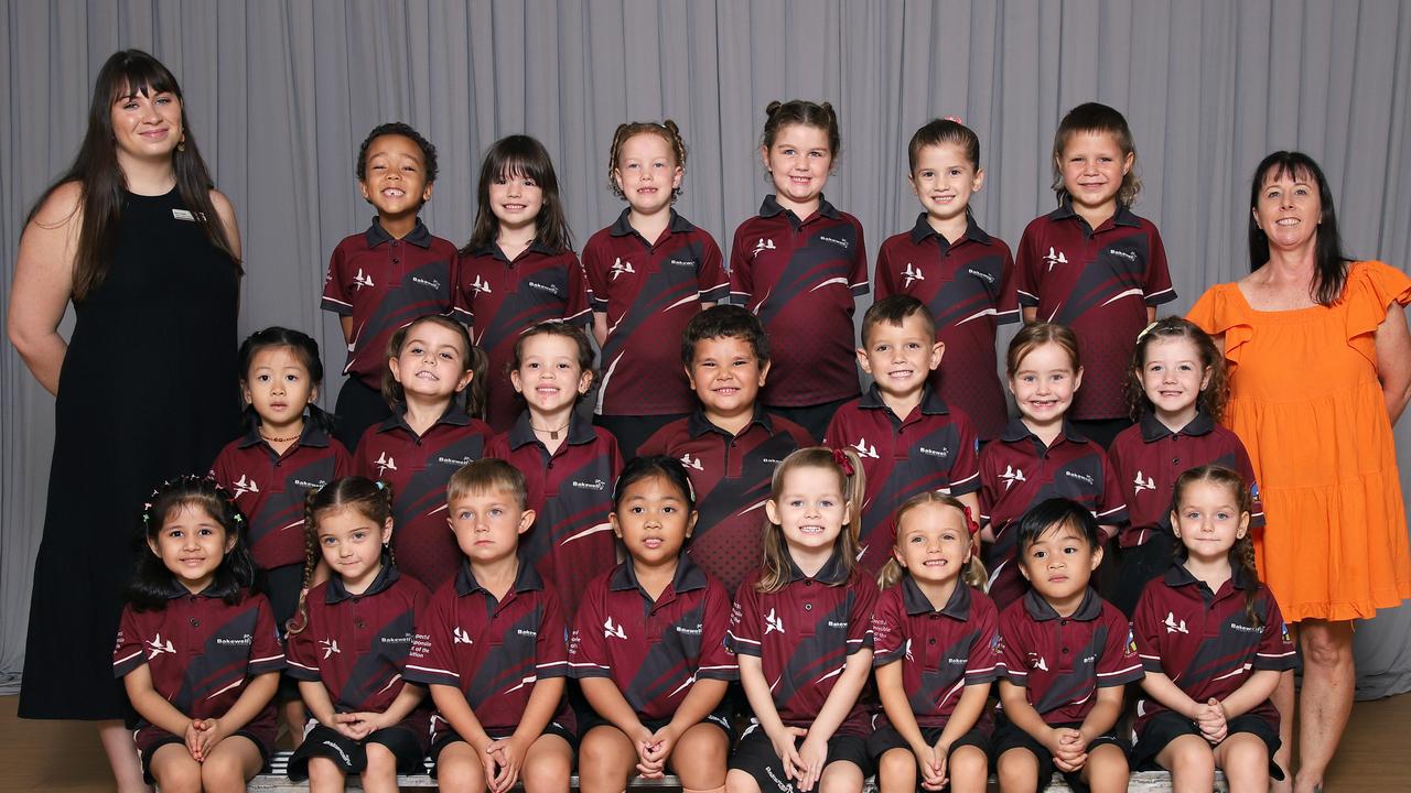 BAKEWELL PRIMARY SCHOOL Transition Rosa BACK ROW (L-R): Nathan Summersby, Georgia *, Ellie Cornwall, Hazel Laker, Mila Burnett, Chayce Mayo-Smith. MIDDLE ROW (L-R): Selena Nguyen, Aria Brown, Myra McLennan, Charlie Foster-Kuiper, Jayden Carr, Abigail *, Violet Bennett. FRONT ROW (L-R): Zahra Faqiri, Ayla Porter, Lachlan Reid, Blues Almohallas, Savannah Darcy, Imogen Kirby, Chum Chavez, Novalee Carey. Picture: The School Photographer