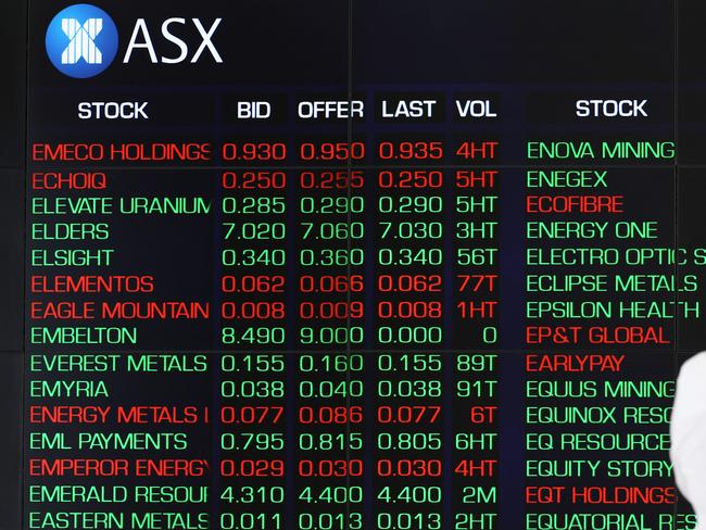 7/2/25: The Australian stock exchange in Sydney. John Feder/The Australian.