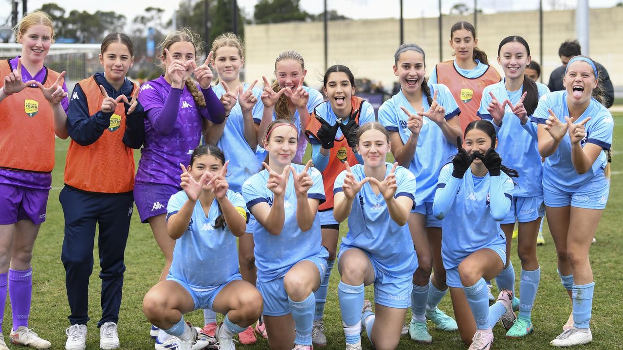 U15 Girls champions NSW Metro Sky Blue