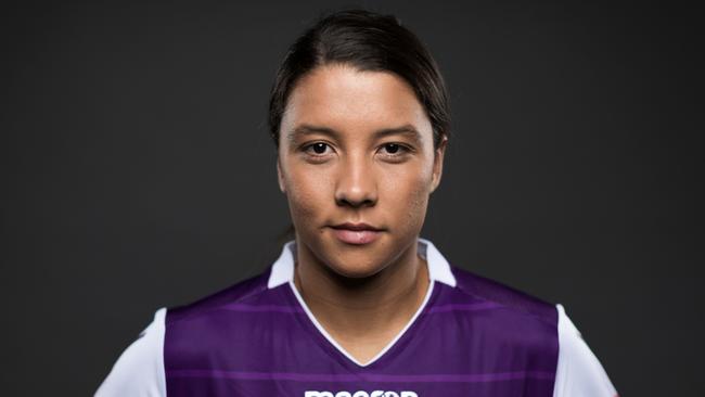 Sam Kerr has become the first ever female player to sign a marquee deal to play in Australia. Picture: Getty Images
