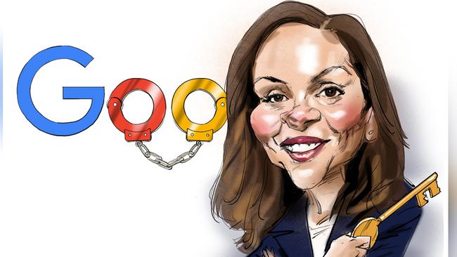 Google Australia managing director Mel Silva Caricature: Johannes Leak