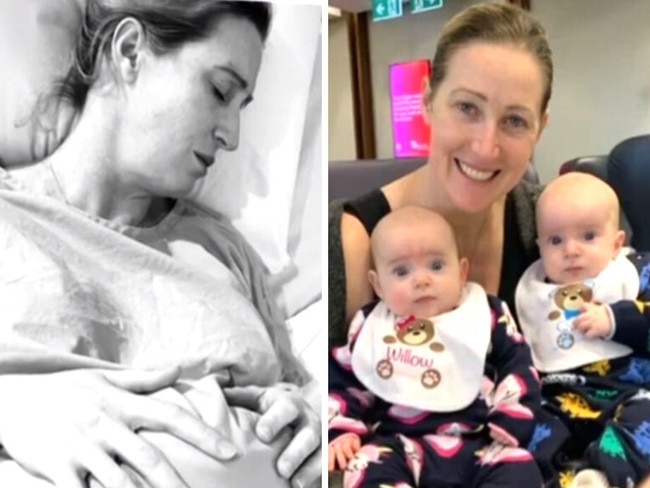 Jana Pittman has opened up on the ‘heartbreaking’ moment her newborn twins were forced to go into special care. Pic: The Morning Show