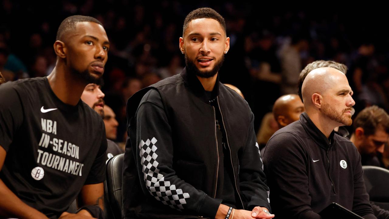 There’s still no timetable on Ben Simmons’ return to the court. (Photo by Sarah Stier / GETTY IMAGES NORTH AMERICA / Getty Images via AFP)