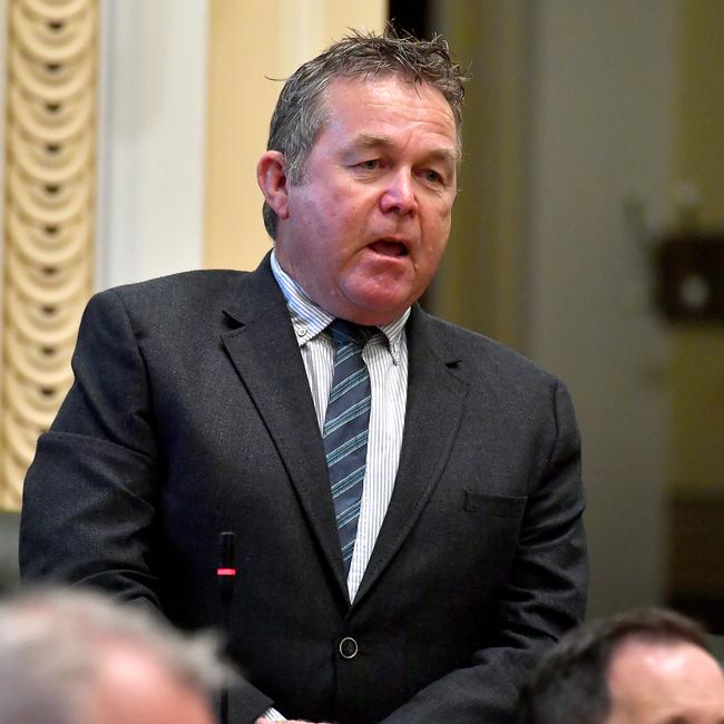 Member for Callide, Colin Boyce leaves Parliament. . Picture: John Gass