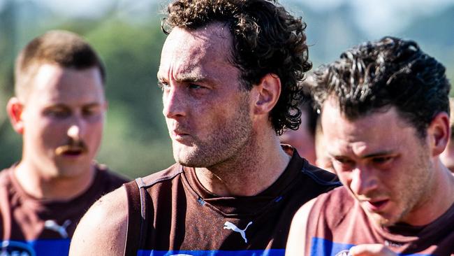 Killian Doyle (middle) has re-signed at Old Peninsula. Picture: Anthony Pearce