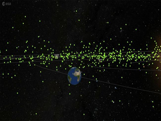 The asteroid will sweep by Earth in our closest encounter for 300 years. Picture: ESA