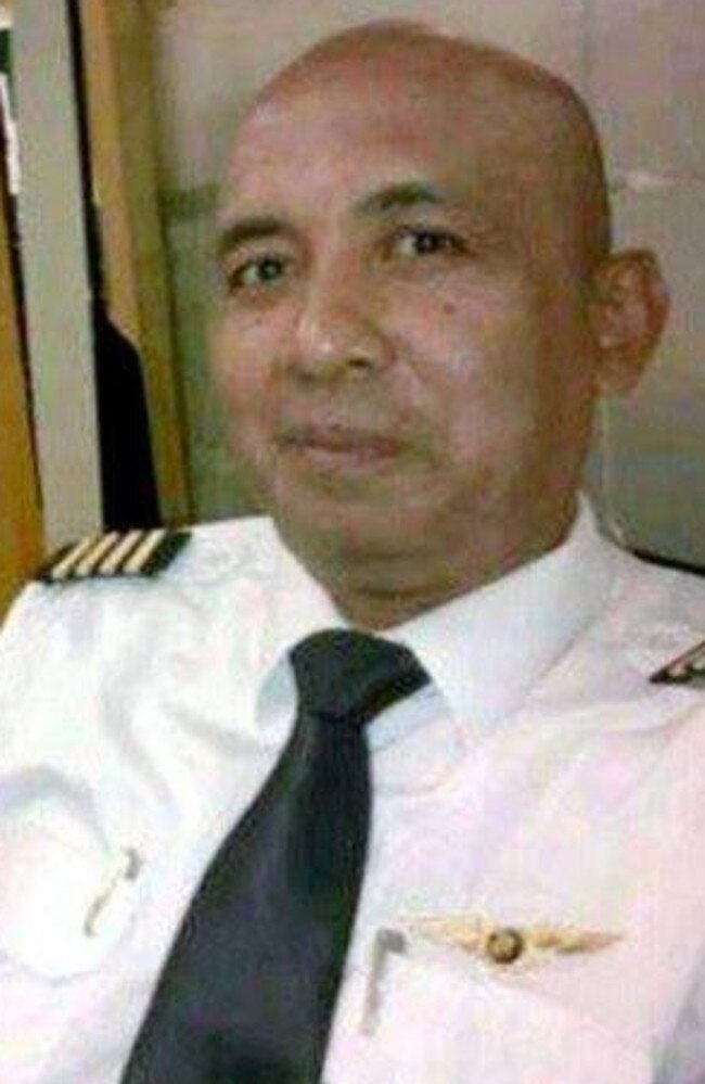 The doomed flight’s captain, Zaharie Ahmad Shah. Picture: Supplied