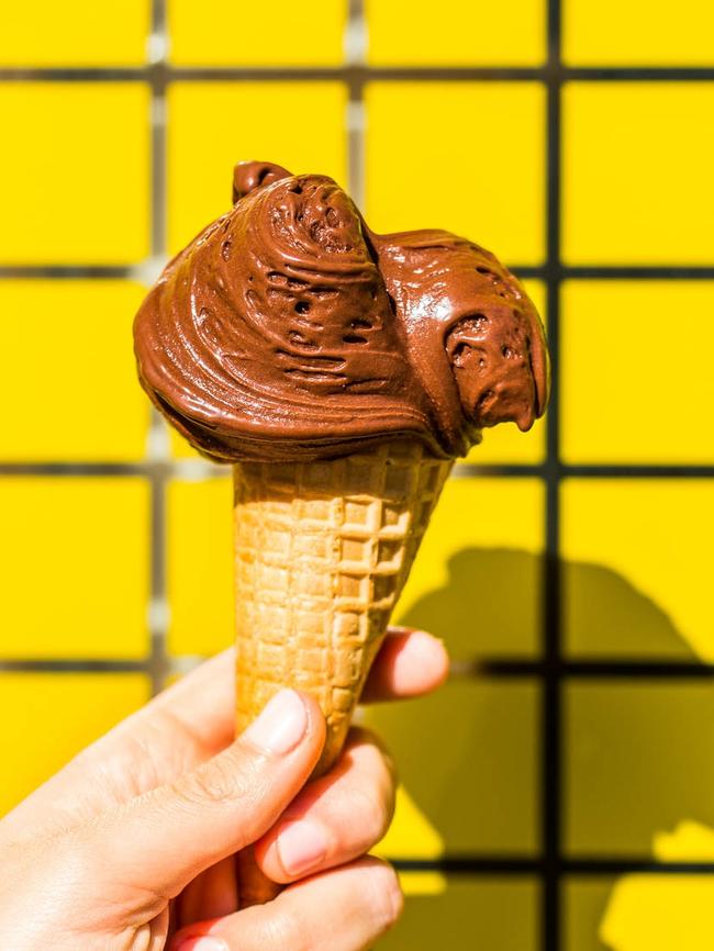 Chocolate flavoured gelato. Picture: Jenifer Jagielski