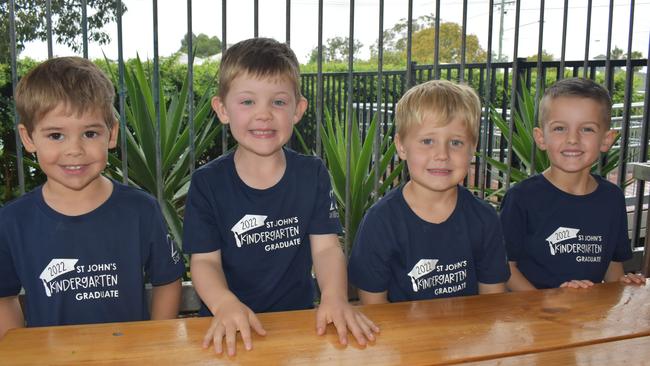 Jimmy, Archie, William and Sonny love all things four wheel drive and plan to have fun when they get older. Picture: Chloe Cufflin.